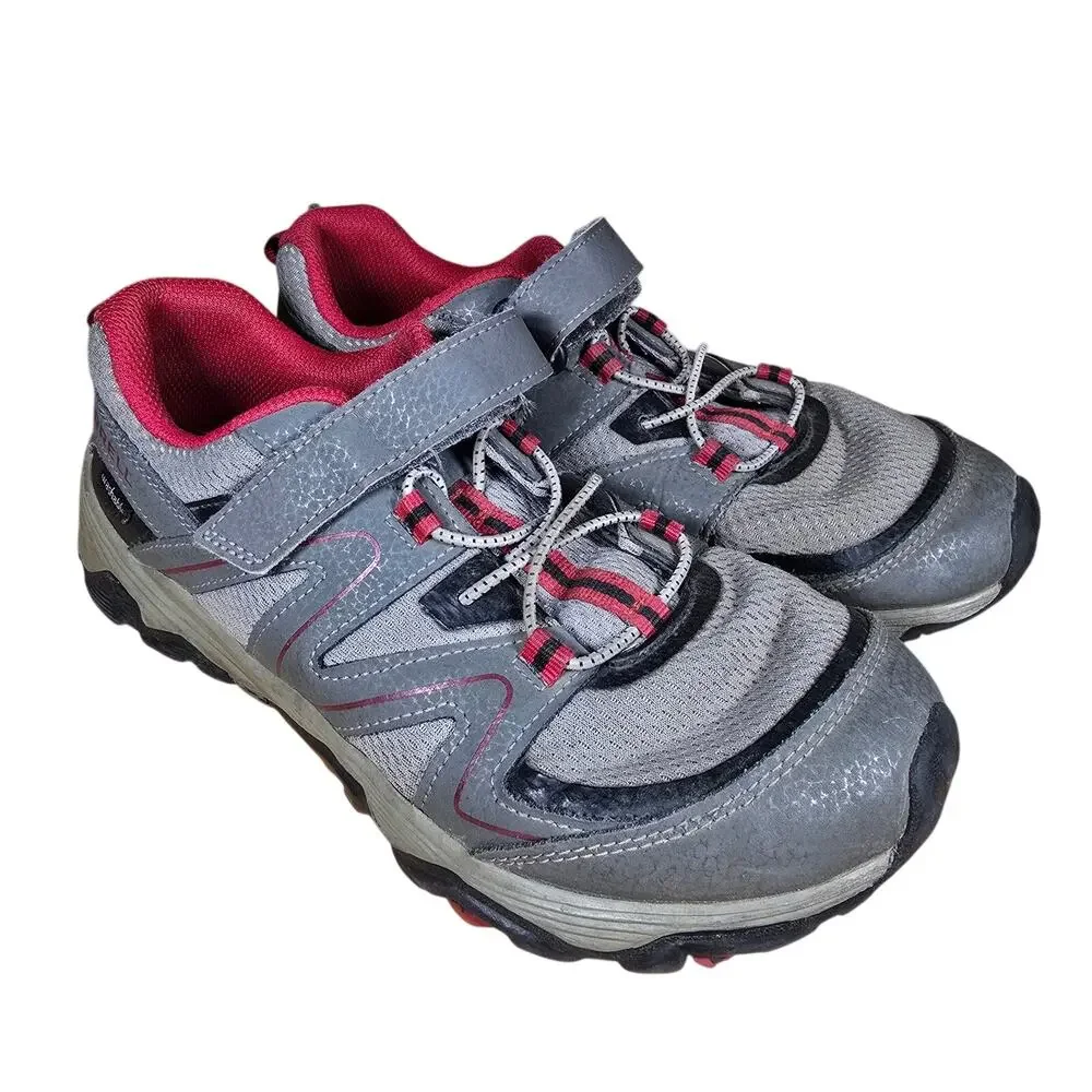 Merrell Trainers Youth Size 5 Trail Quest Washable Gray Leather Sneakers Shoes